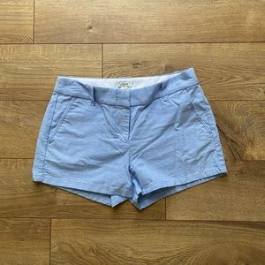 J. Crew Light Blue Linen Shorts